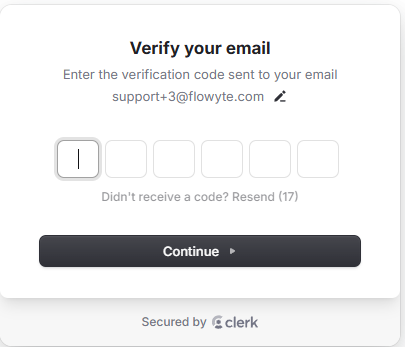 Account verification